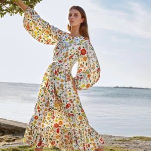 Wiggy kit silk floral dress